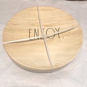 💙 🆕WOT Rae Dunn ENJOY Plates